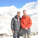Imla Glacial Lake at Solukhumbu District of Nepal